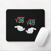 Quadratwurzel 36 49 Meme 67 Eis Drip Mathelehrer Mousepad (Mit Mouse)