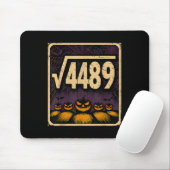Quadratwurzel 4489 Halloween-Kürbis-Mathematik-Wit Mousepad (Mit Mouse)