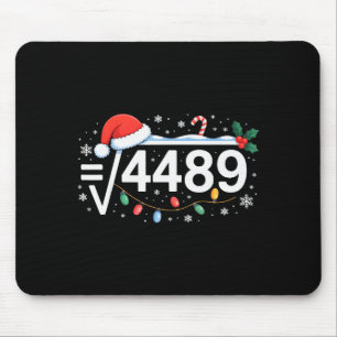 Quadratwurzel 4489 Lustig 67 Meme Mathelehrer 6 7  Mousepad