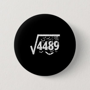 Quadratwurzel 4489 Lustiges Halloween Meme 67 Math Button