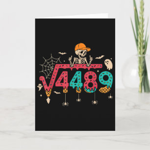 Quadratwurzel 4489 Mathelehrer Lustig 67 Meme Hall Karte