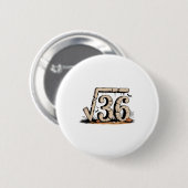 Quadratwurzel 67 Meme 6 7 Gen Alpha Halloween Sech Button (Vorne & Hinten)