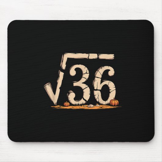 Quadratwurzel 67 Meme 6 7 Gen Alpha Halloween Six Mousepad (Vorne)