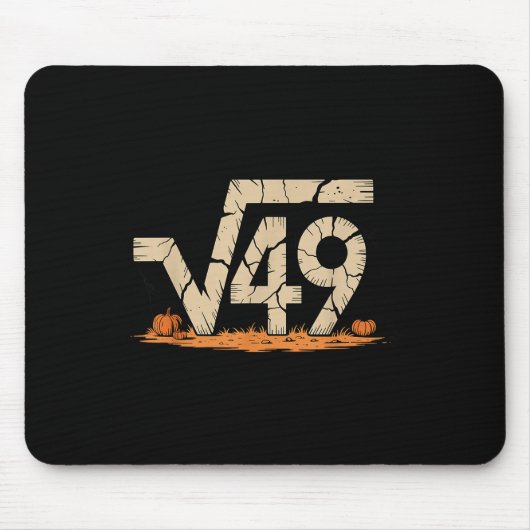 Quadratwurzel 67 Meme 6 7 Gen Alpha Halloween Six Mousepad (Vorne)