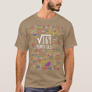 Quadratwurzel des 169 13. Geburtstagsgeschenks T-Shirt