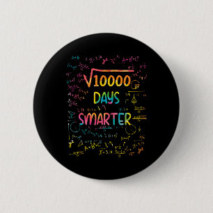 Quadratwurzel von 10000 Mathematik 100 Tage intell Button