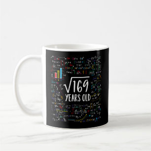Quadratwurzel von 169 13. 13. Mathematik Tag Kaffeetasse