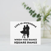 Quadratzänke Postkarte (Stehend Vorderseite)