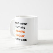Quadratzänzerin, Zukunft Kaffeetasse (Vorderseite Links)