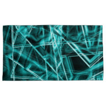 Quadratzecken und Zyan- oder Himmelblau-Neonfärbun