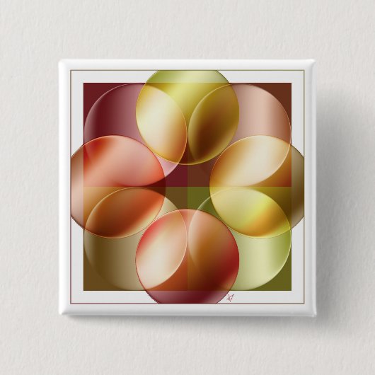 Quadratzelle Button (Vorderseite)