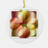 Quadratzelle Keramik Ornament (Vorne)