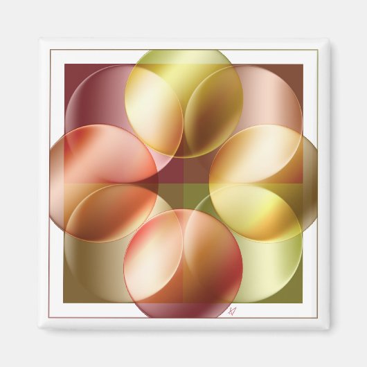 Quadratzelle Magnet (Vorne)