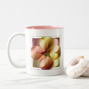Quadratzelle Zweifarbige Tasse