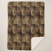 Quadratzenbefreiung mit braunen Gradientenzirkeln Sherpadecke (Vorderseite)