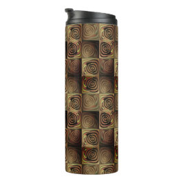 Quadratzenbefreiung mit braunen Gradientenzirkeln Thermosbecher