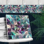 Quadratziegel Mosaik Fluorit und Perle Fliese<br><div class="desc">Quadratziegel Mosaik Fluorit und Perle</div>