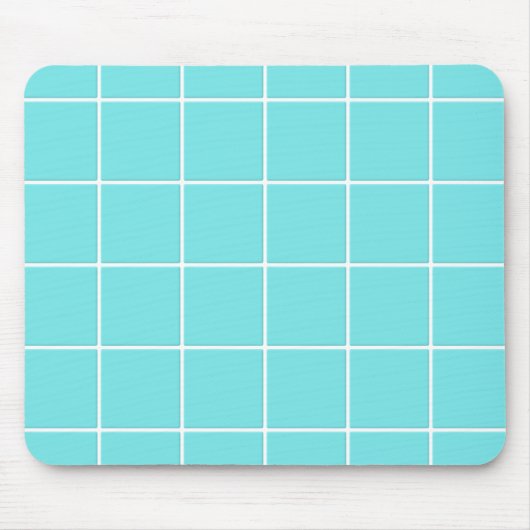 Quadratziegel wie Karo Muster Mousepad (Vorne)