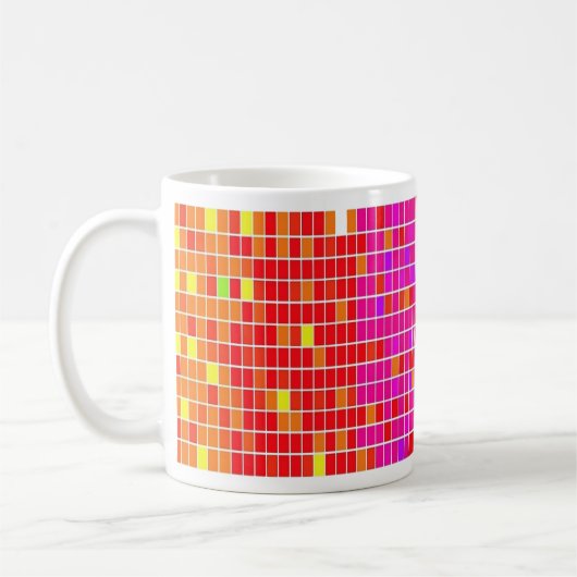 Quadratzoll abstrakt kaffeetasse (Links)