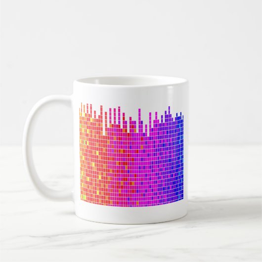 Quadratzoll abstrakt kaffeetasse (Links)