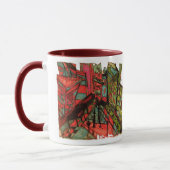 Quadratzoll Tinte weiß Tasse (Links)