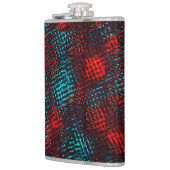 Quadriculados riscados de cor azul claro, vermelho flachmann (Links)