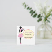 Quadrieren Sie, 2,5" x 2,5", Standardlech Quadratische Visitenkarte (Stehend Vorderseite)