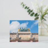 Quadriga am Arc de Triomphe du Carrousel - Paris Postkarte (Stehend Vorderseite)