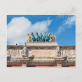Quadriga am Arc de Triomphe du Carrousel - Paris Postkarte (Vorderseite)