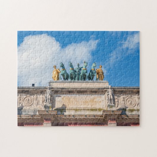 Quadriga am Arc de Triomphe du Carrousel - Paris Puzzle (Horizontal)