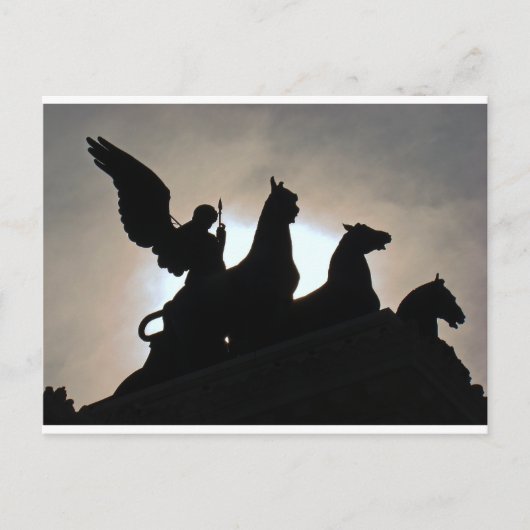 Quadrigas Postkarte (Vorderseite)