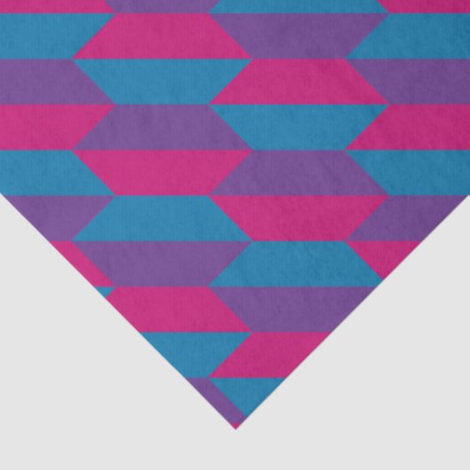 Quadrilaterale, rosa, Lila und blau geometrisch Seidenpapier (Ausschnitt)