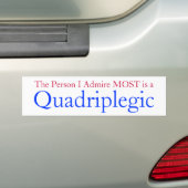 Quadriplegics awarness autoaufkleber (Auf Auto)