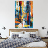 Quadro abstrato Impressão em Canvas Leinwanddruck (Insitu (Schlafzimmer))