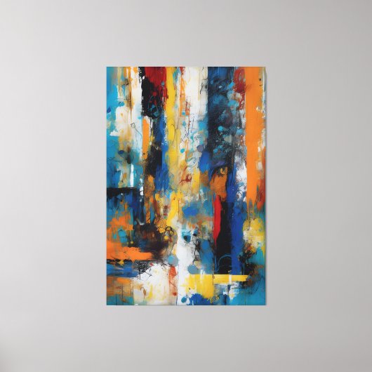 Quadro abstrato Impressão em Canvas Leinwanddruck (Vorderseite)