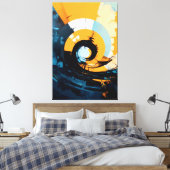 Quadro abstrato Impressão em Tela Leinwanddruck (Insitu (Schlafzimmer))