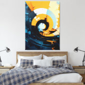 Quadro abstrato Impressão em Tela Leinwanddruck (Insitu (Schlafzimmer))