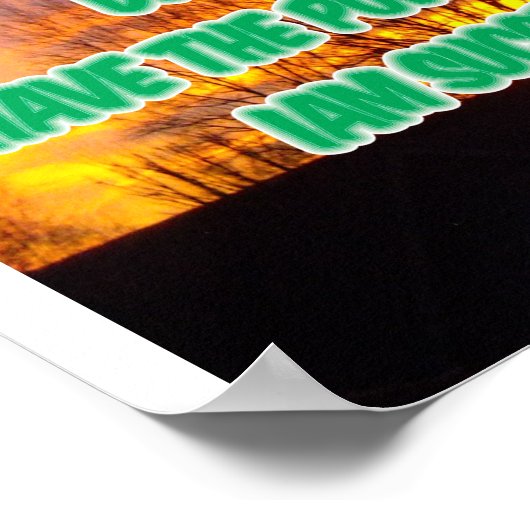 Quadro Afirmação Positiva Poster (Ecke)