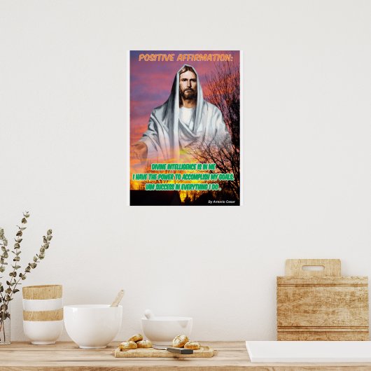 Quadro Afirmação Positiva Poster (Küche)