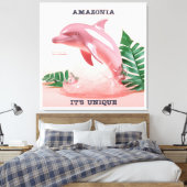 Quadro Amazônia - It's Unique - Boto Cor de Rosa Leinwanddruck (Insitu (Schlafzimmer))