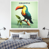 Quadro Amazônia - It's Unique - Tucano Leinwanddruck (Insitu (Schlafzimmer))