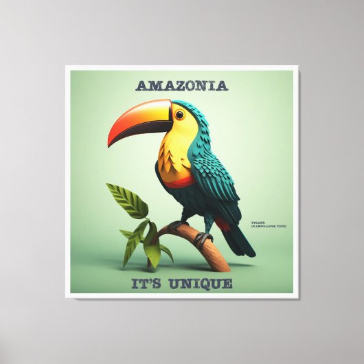 Quadro Amazônia - It's Unique - Tucano Leinwanddruck (Vorderseite)