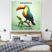 Quadro Amazônia - It's Unique - Tucano Leinwanddruck (Insitu (Schlafzimmer))