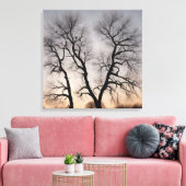 Quadro Árvore seca no deserto Leinwanddruck (Insitu (Wohnzimmer))