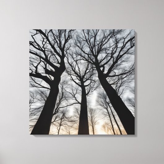 Quadro Árvore seca no deserto Leinwanddruck (Vorderseite)