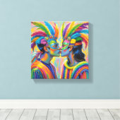 Quadro  de casal apaixonados  leinwanddruck (Insitu (Holzboden))