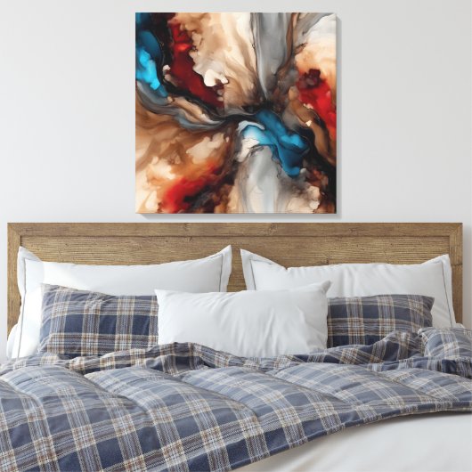 Quadro decorativo abstrato Impressão em Canva Leinwanddruck (Insitu (Schlafzimmer))