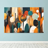 Quadro decorativo abstrato material Canvas Leinwanddruck (Insitu (Holzboden))