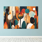 Quadro decorativo abstrato material Canvas Leinwanddruck (Insitu (Holzboden))