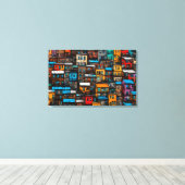 Quadro decorativo favela Impressão em Canva Leinwanddruck (Insitu (Holzboden))